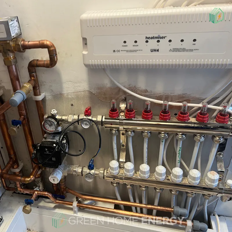 Instlled Air Source Heat Pumps for New build flat on 4th Floor in Finchley, Greater London, United Kingdom