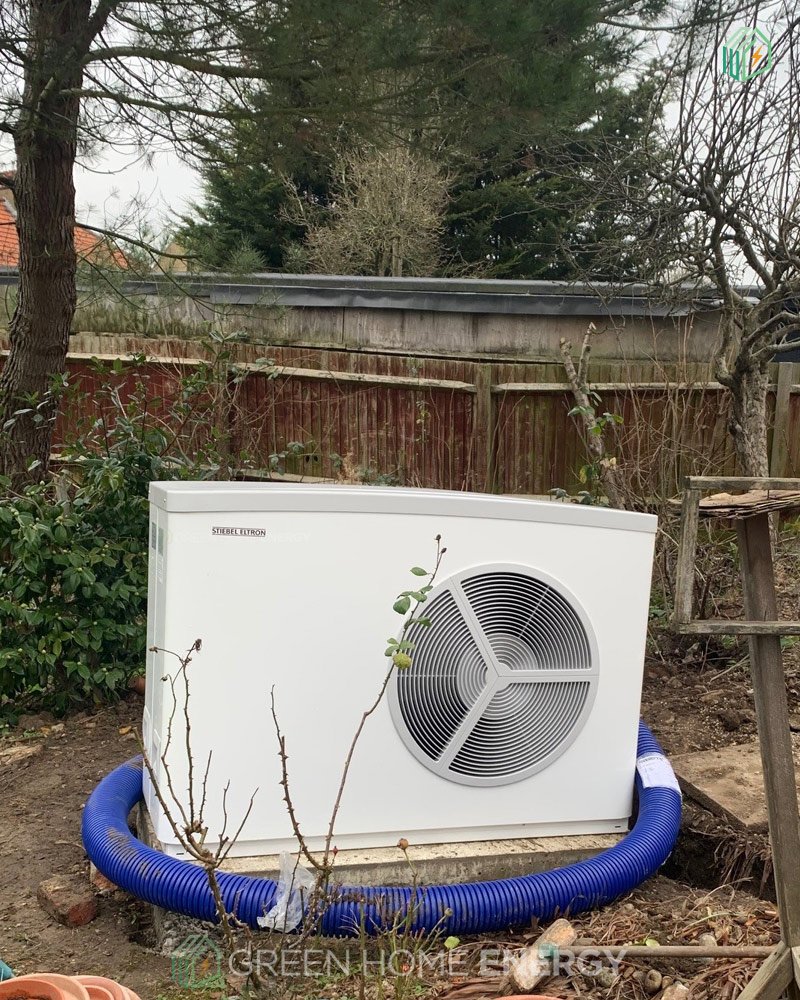 Instlled Air Source Heat Pumps for New build house in Edgware