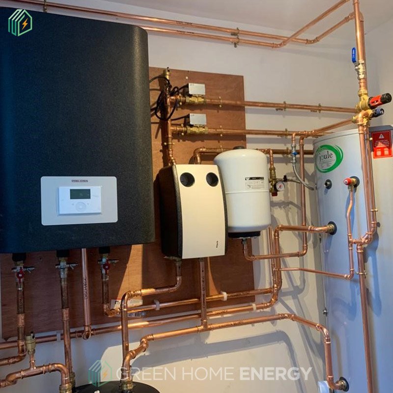 Installed Air Source Heat Pumps for Retrofit House in Wood Green, London