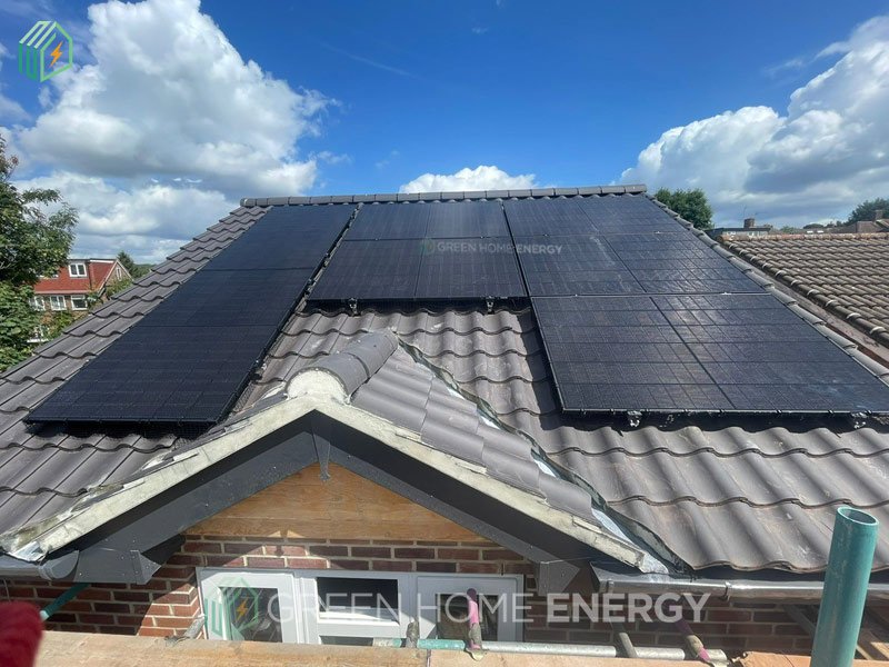Installed Solar Photovoltaic on roof for New Build House in Barnet, London