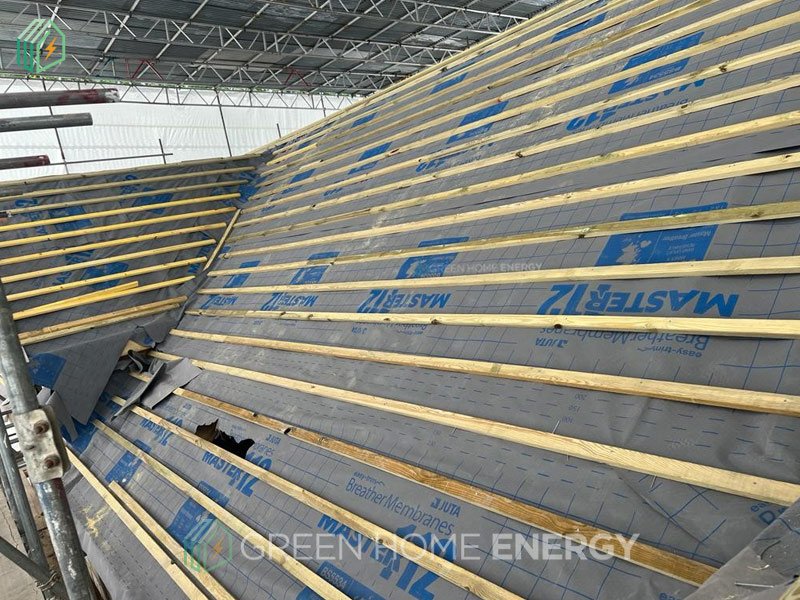 Installed Solar Photovoltaic on roof for New build house in Maidenhead, London