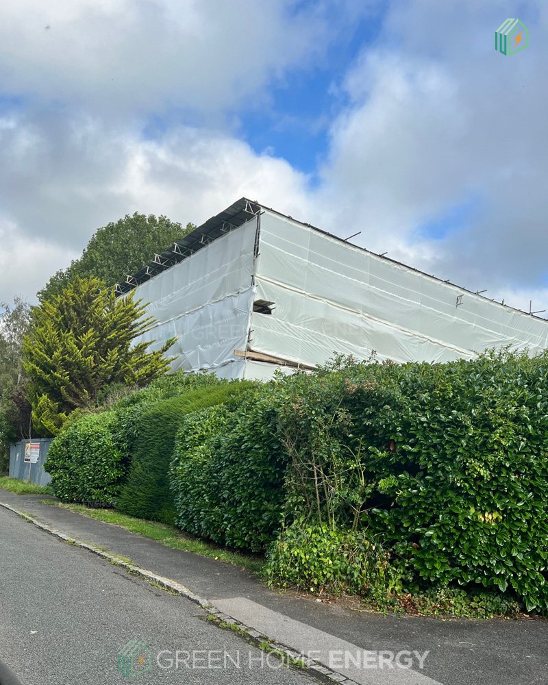 Installed Solar Photovoltaic on roof for New build house in Maidenhead, London
