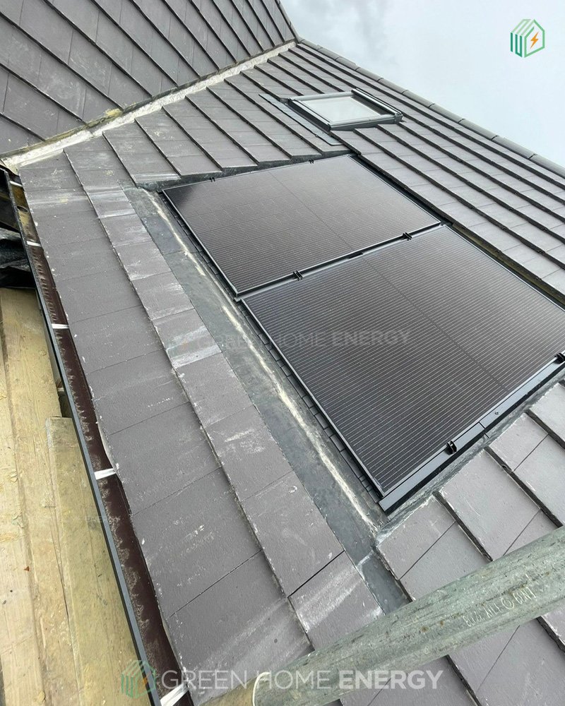 Installed Solar Photovoltaic on roof for New build house in Pinner, Harrow, London